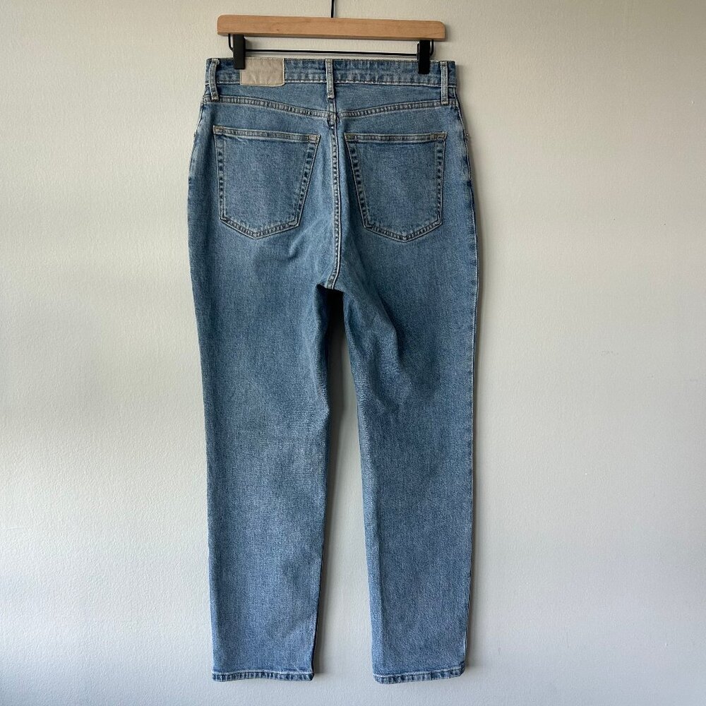 Everlane Curvy Cheeky High Rise Straight Jeans Light Wash Size 29 Womens - Picture 3 of 10